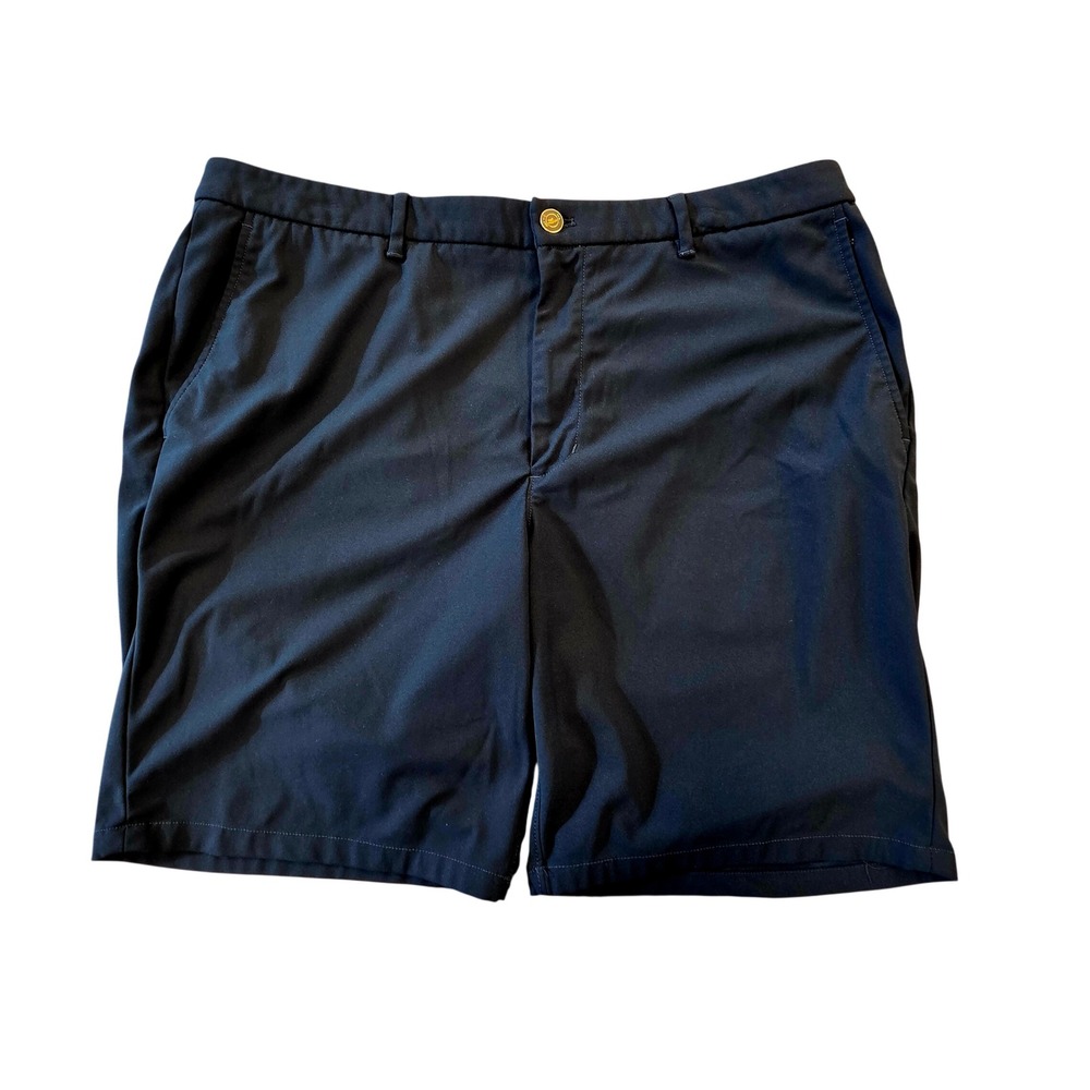 Johnnie-O Prep-Formance Mens Navy Blue Golf Shorts Size 36 Polyester Activewear